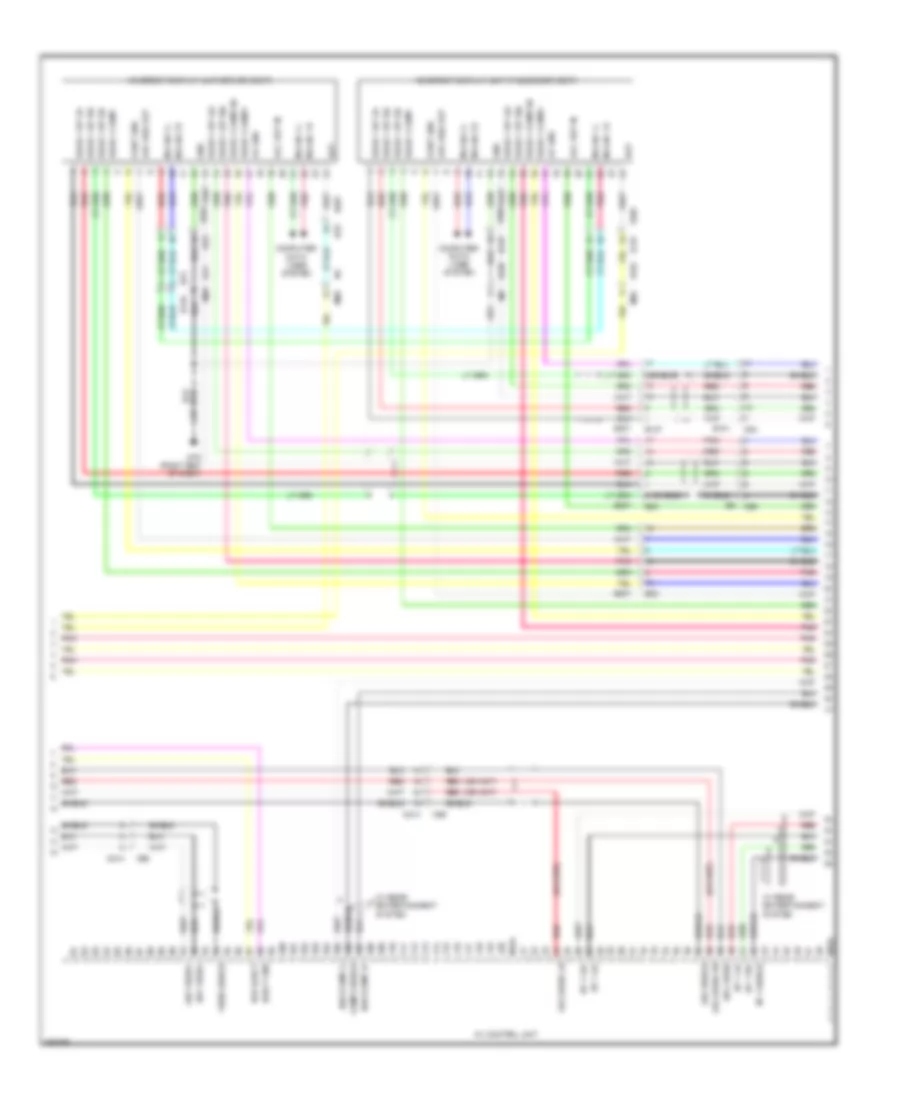 Navigation Wiring Diagram (5 of 6) for Nissan Pathfinder SL 2013