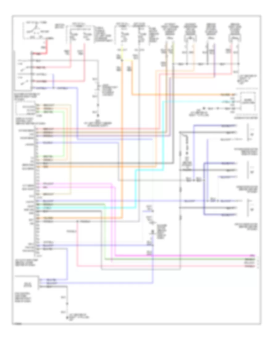 Automatic A C Wiring Diagram with Navigation 1 of 2 for Nissan Maxima SE 2003