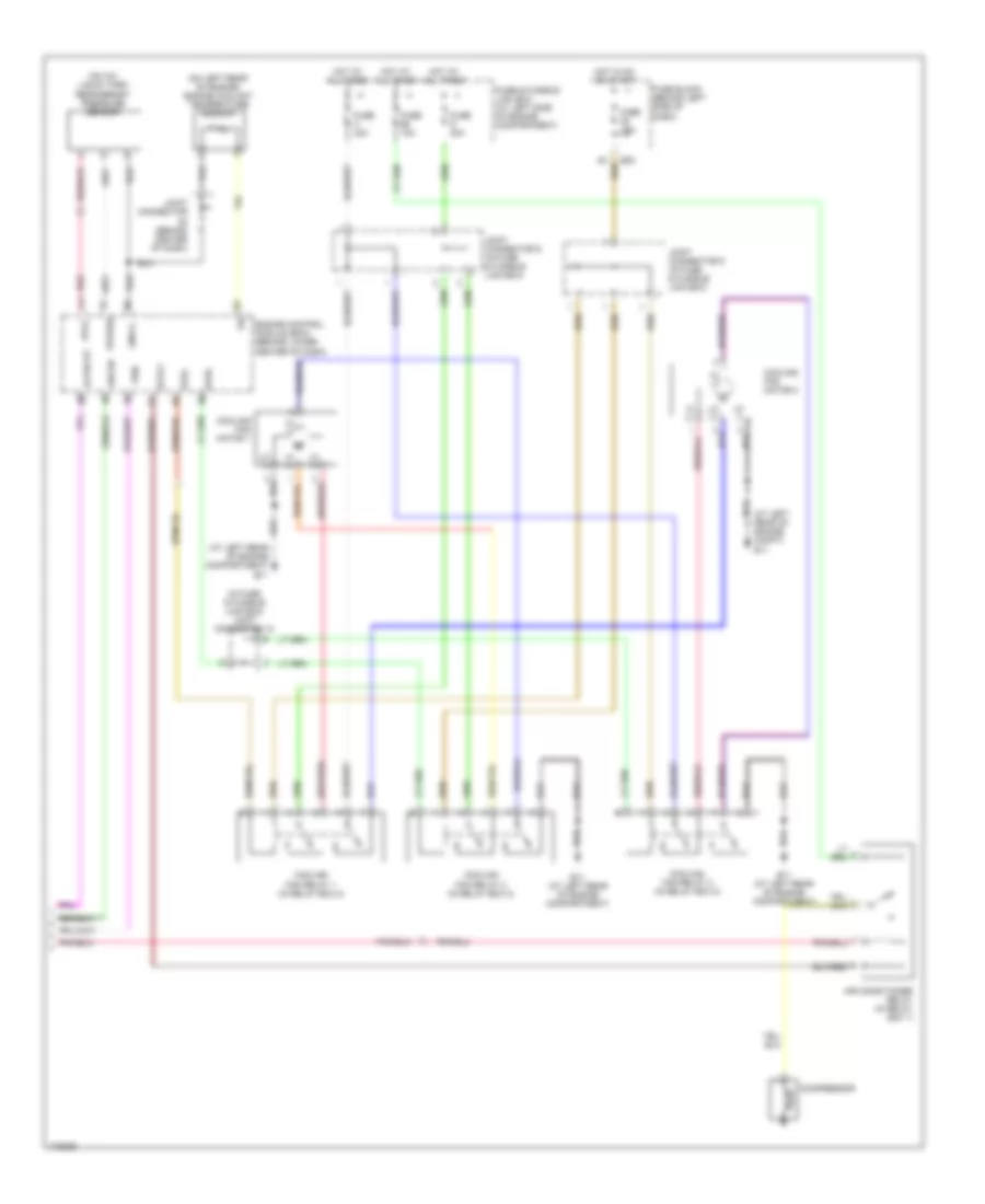 Automatic AC Wiring Diagram, with Navigation (2 of 2) for Nissan Maxima SE 2003
