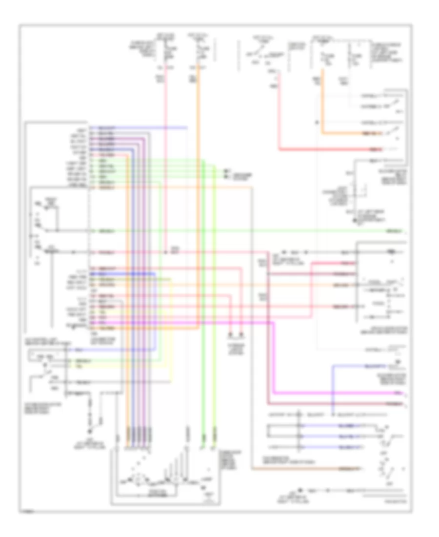 Manual A C Wiring Diagram 1 of 2 for Nissan Maxima SE 2003
