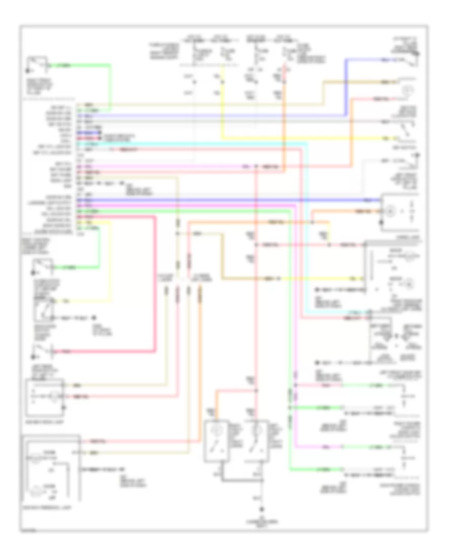 Courtesy Lamps Wiring Diagram for Nissan Pathfinder SE Off Road 2006