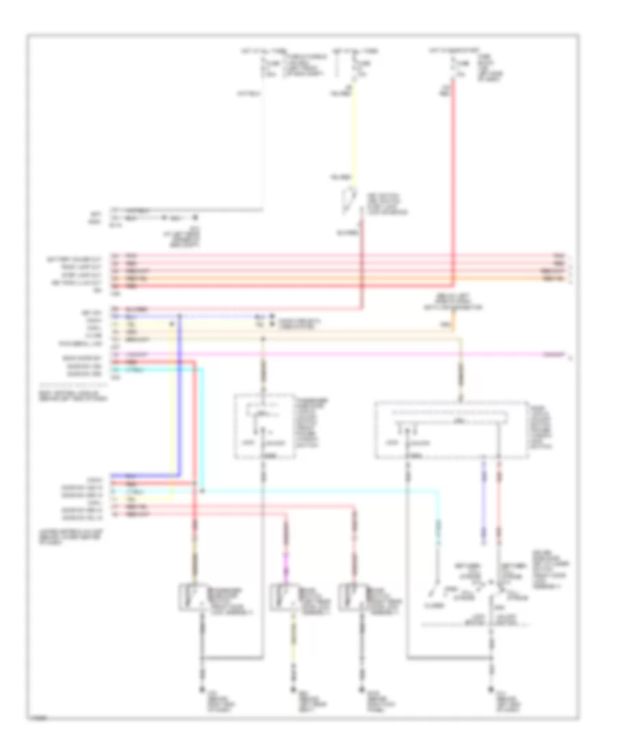 Courtesy Lamps Wiring Diagram 1 of 2 for Nissan Murano SE 2003