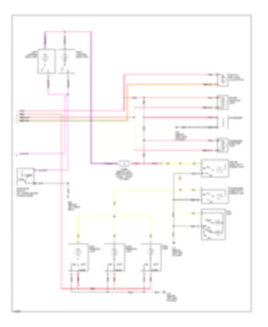 Courtesy Lamps Wiring Diagram 2 of 2 for Nissan Murano SE 2003