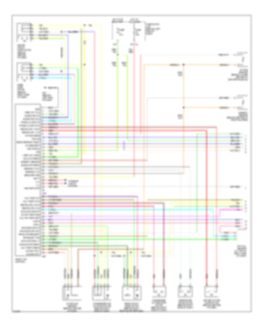 Automatic A C Wiring Diagram 1 of 3 for Nissan Quest 2006