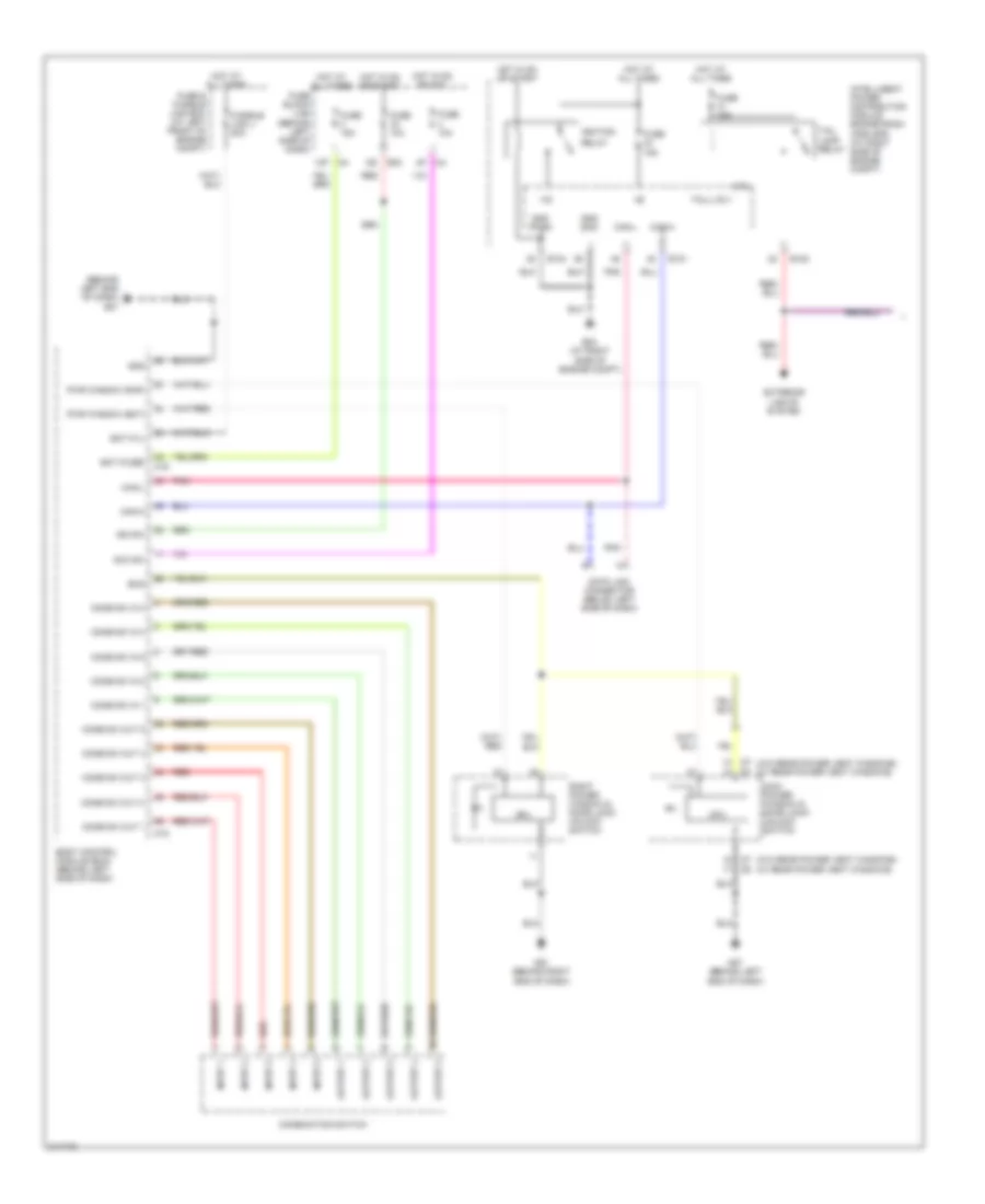 Instrument Illumination Wiring Diagram (1 of 2) for Nissan Quest 2006