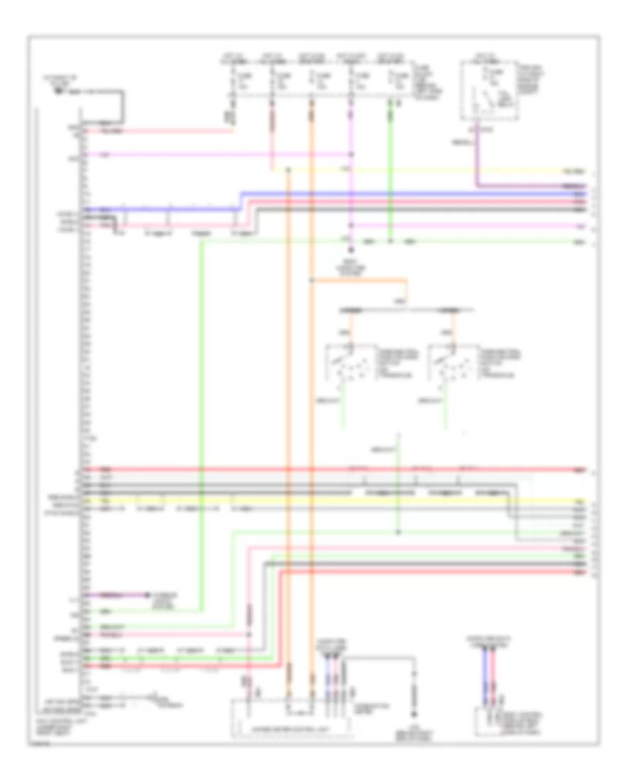 Navigation Wiring Diagram 1 of 2 for Nissan Quest 2006