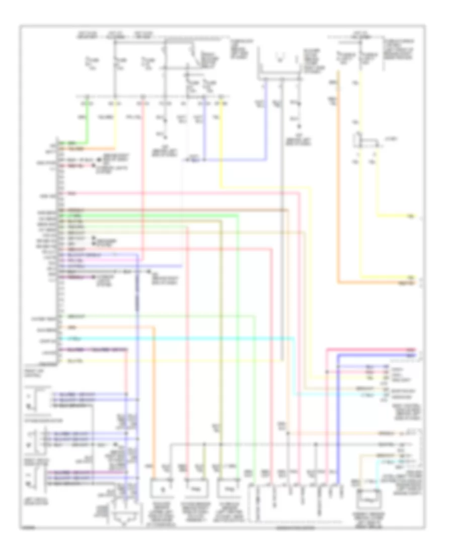 Automatic A C Wiring Diagram Except Hybrid 1 of 2 for Nissan Altima S 2009