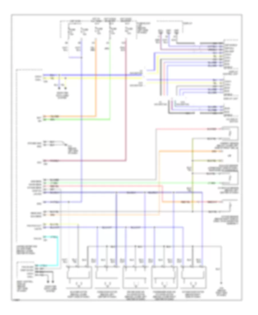 Automatic A C Wiring Diagram 1 of 2 for Nissan Murano SL 2003