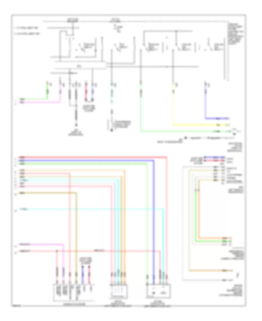 Automatic A C Wiring Diagram 2 of 2 for Nissan Cube 2011