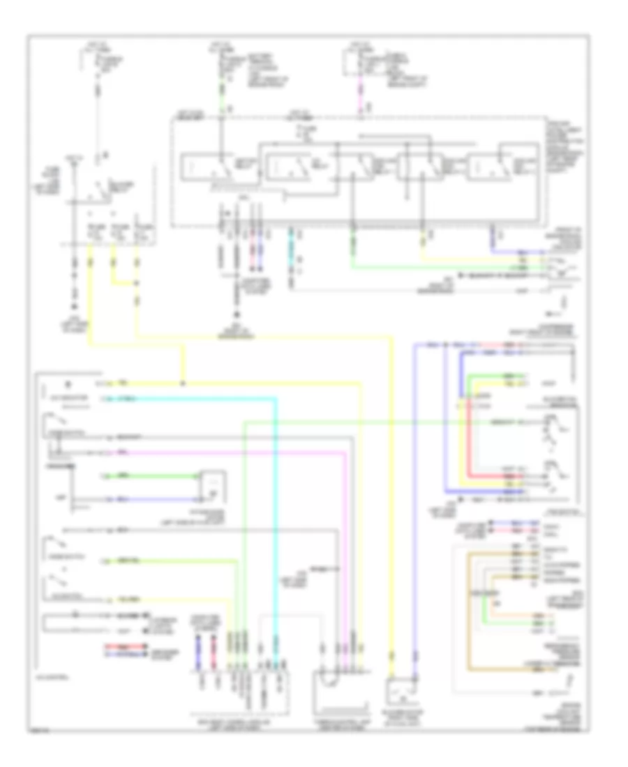 Manual AC Wiring Diagram for Nissan Cube 2011