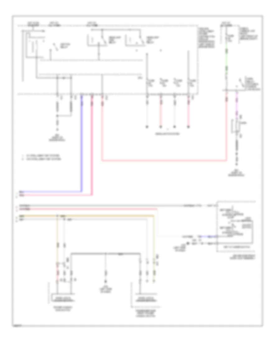 Forced Entry Wiring Diagram (2 of 2) for Nissan Cube 2011