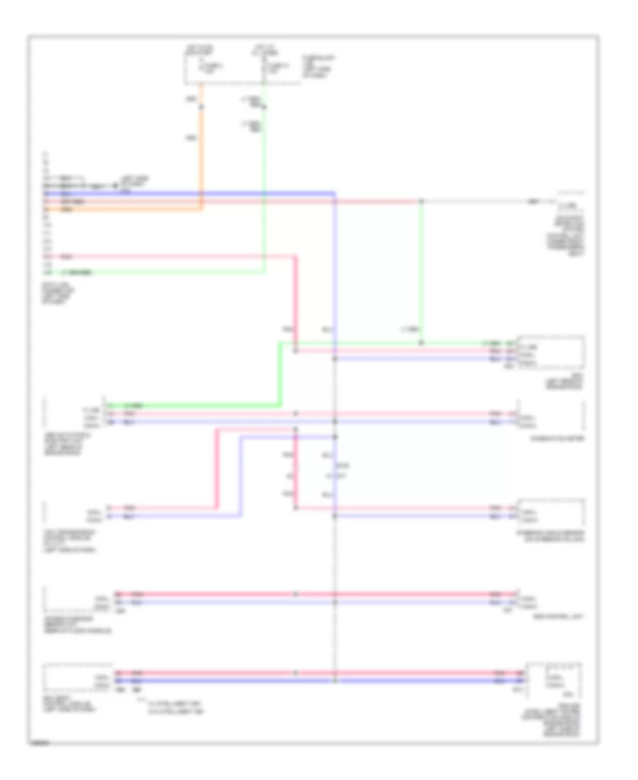 Computer Data Lines Wiring Diagram for Nissan Cube 2011