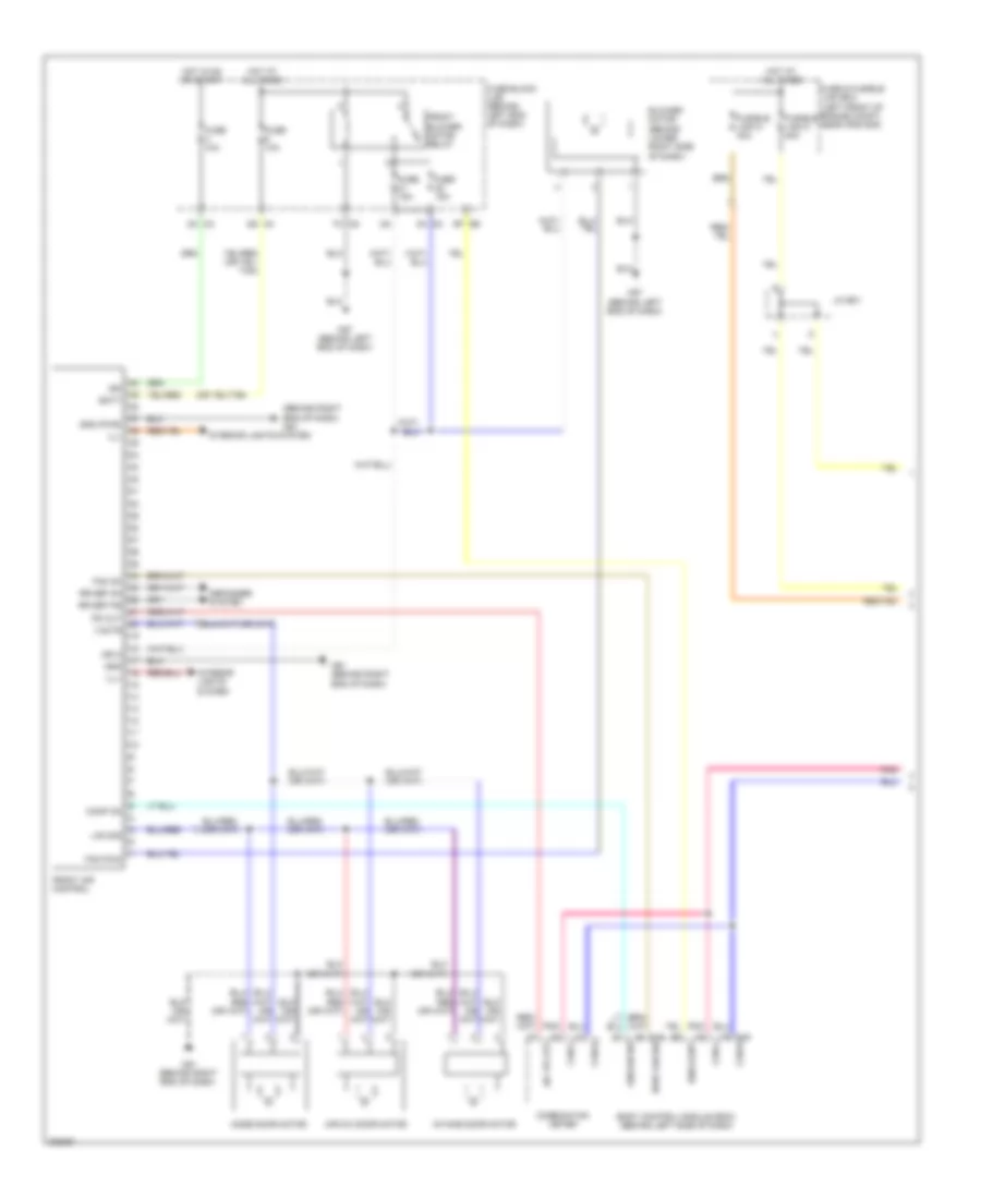 Manual AC Wiring Diagram, Except Hybrid (1 of 2) for Nissan Altima SE 2009