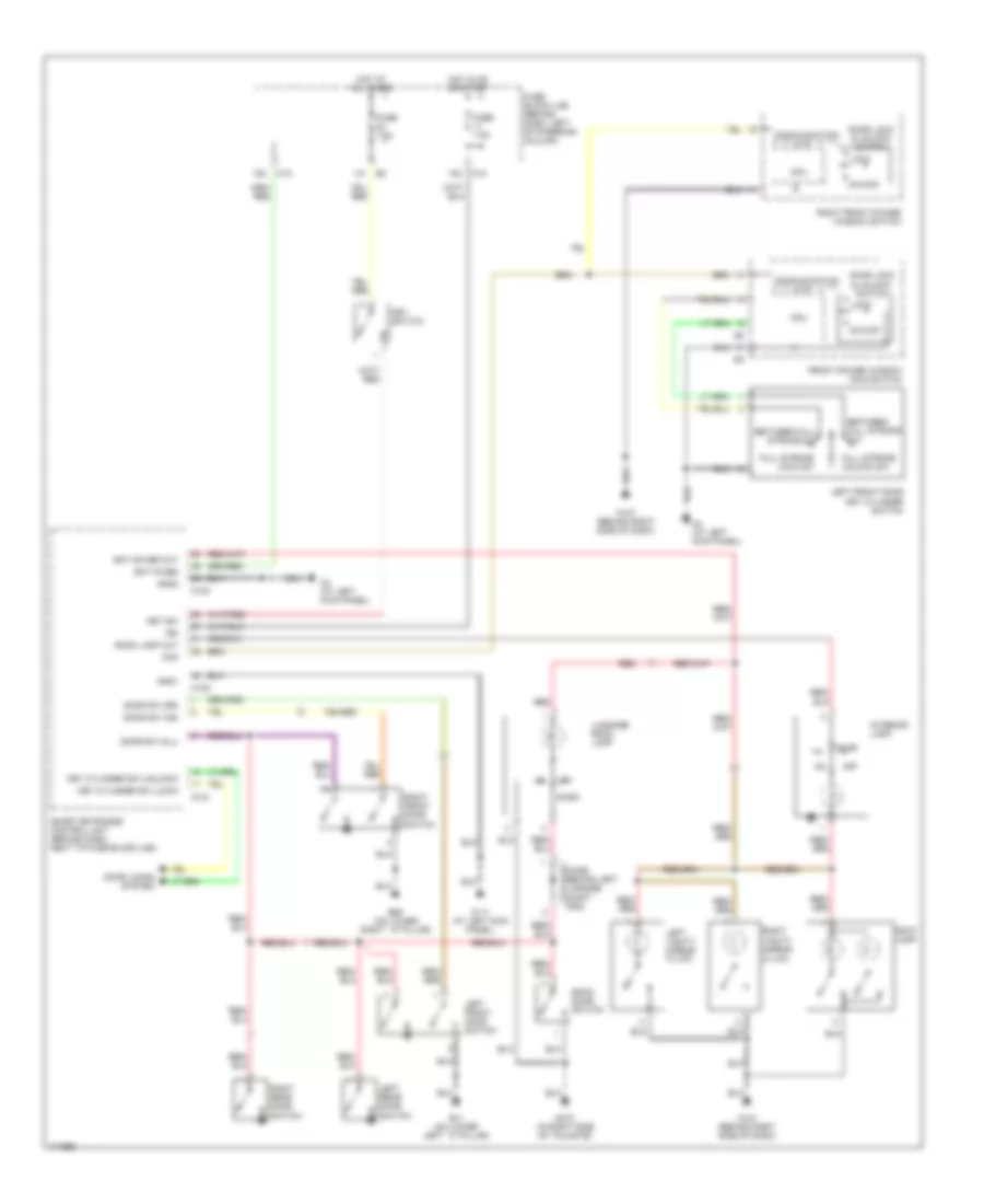 Courtesy Lamps Wiring Diagram for Nissan Pathfinder LE 2003