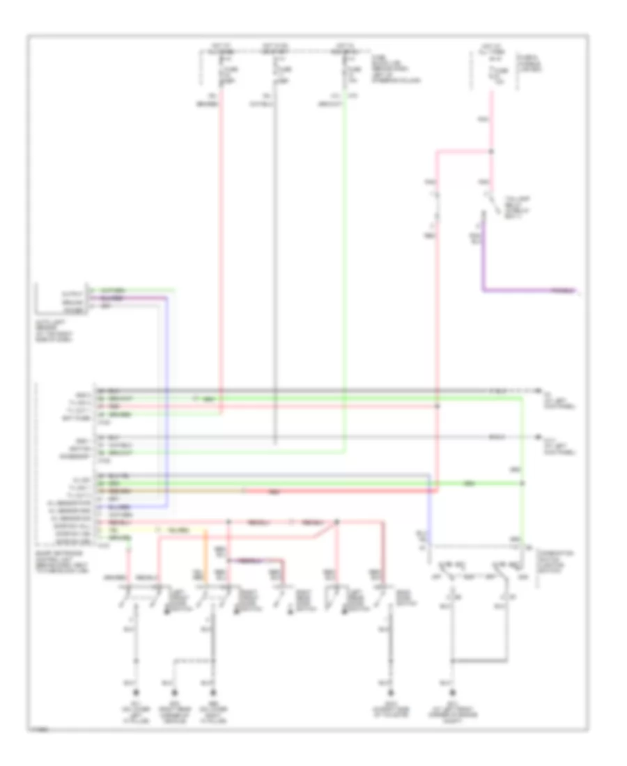 Instrument Illumination Wiring Diagram (1 of 2) for Nissan Pathfinder LE 2003
