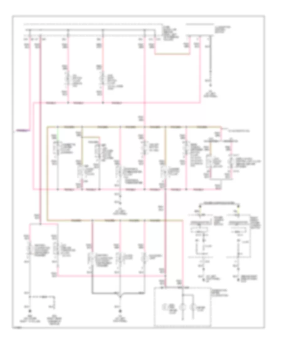 Instrument Illumination Wiring Diagram (2 of 2) for Nissan Pathfinder LE 2003