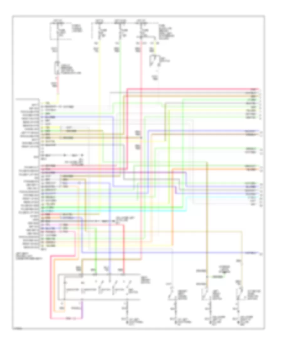 Memory Seat Wiring Diagram 1 of 2 for Nissan Pathfinder LE 2003