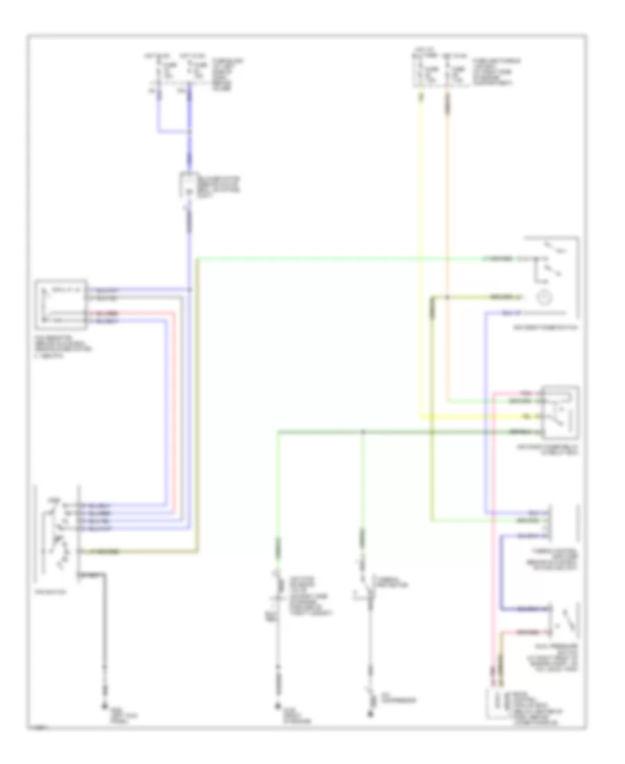 2 4L Manual A C Wiring Diagram for Nissan Frontier SE 1999