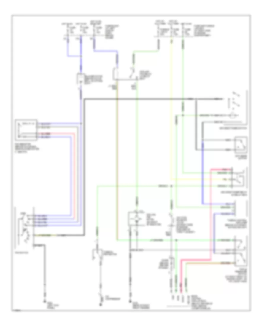 3.3L, Manual AC Wiring Diagram for Nissan Frontier SE 1999