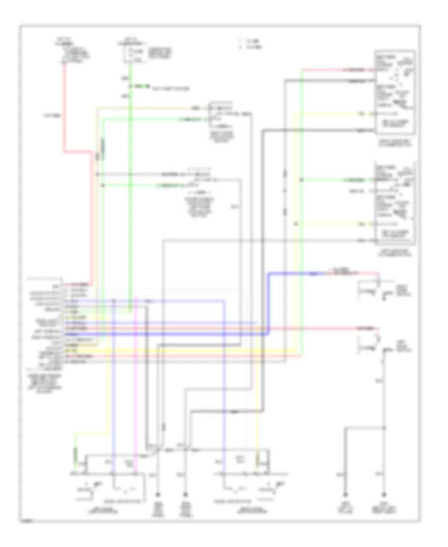 Keyless Entry Wiring Diagram for Nissan 240SX SE 1995