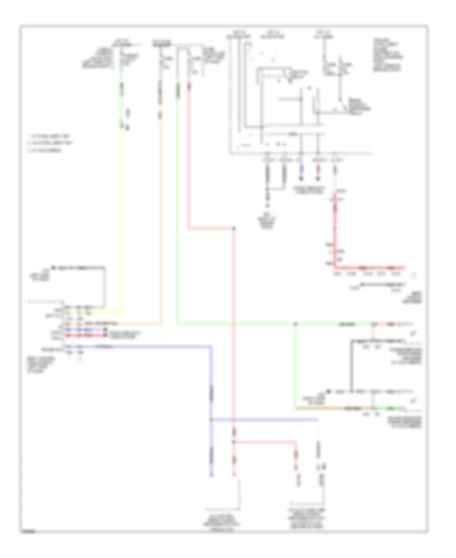 Defoggers Wiring Diagram for Nissan Cube S 2011