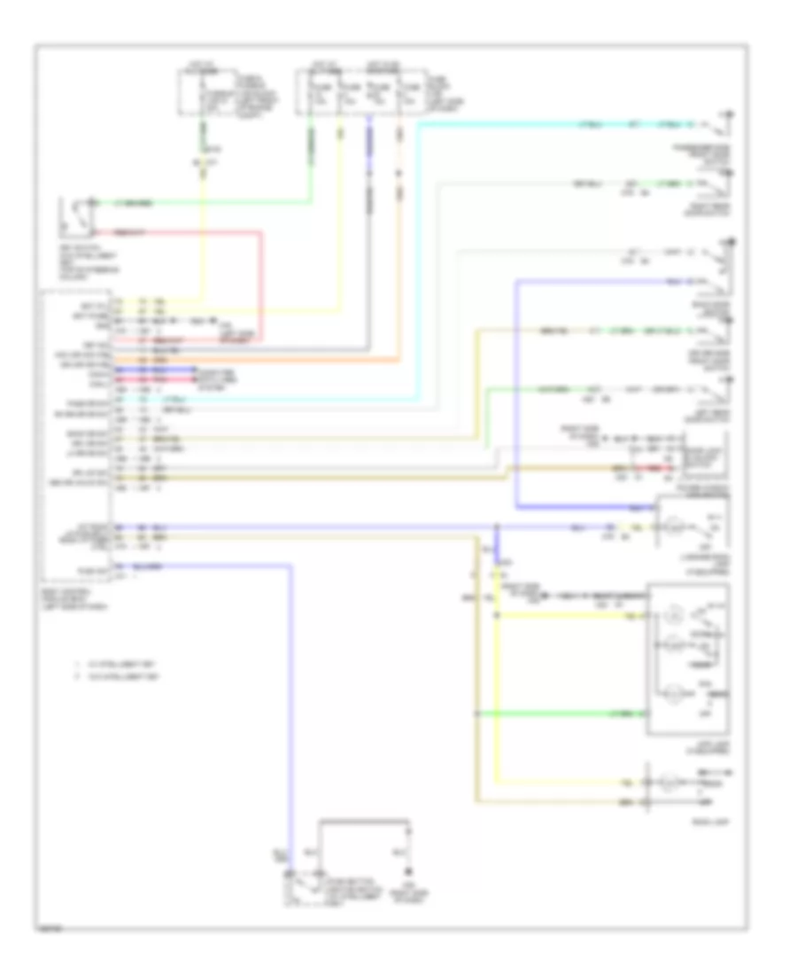 Courtesy Lamps Wiring Diagram for Nissan Cube S 2011