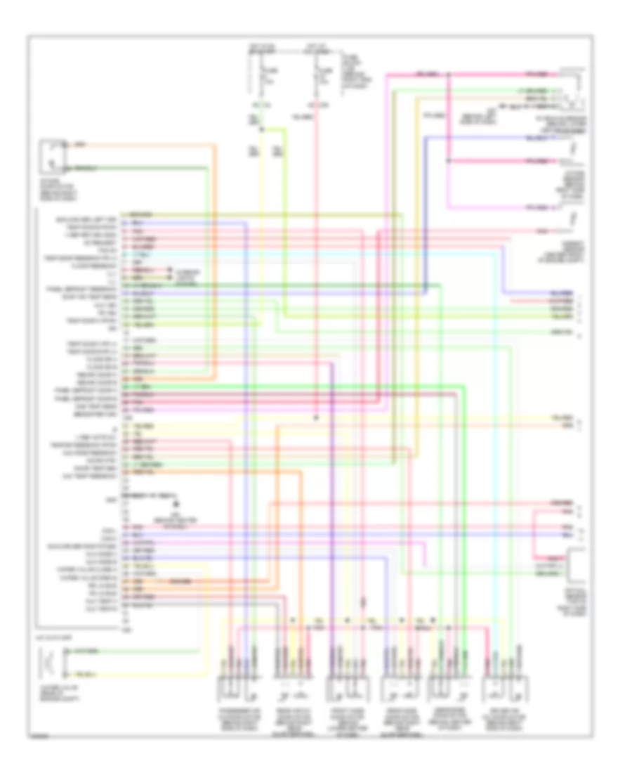 Automatic A C Wiring Diagram 1 of 3 for Nissan Armada LE 2009