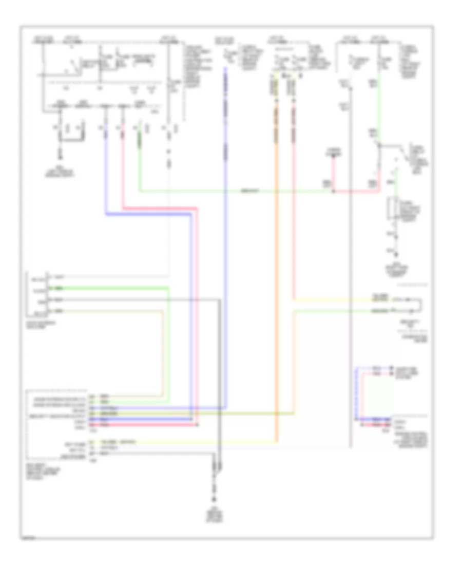Immobilizer Wiring Diagram for Nissan Armada LE 2009