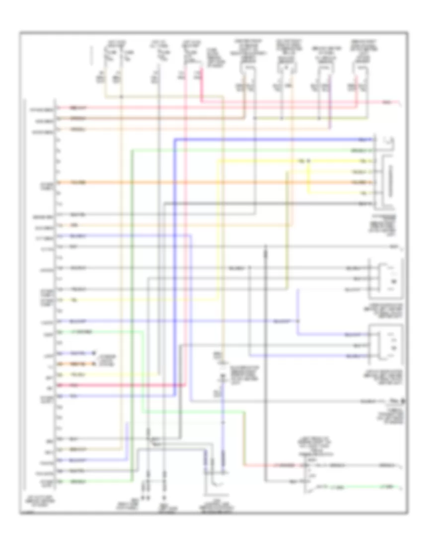Automatic A C Wiring Diagram 1 of 2 for Nissan Maxima GLE 1999