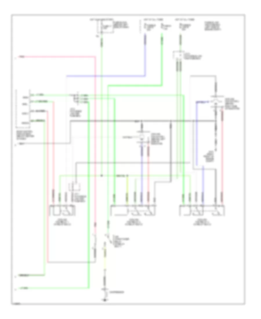 Automatic AC Wiring Diagram (2 of 2) for Nissan Maxima GLE 1999