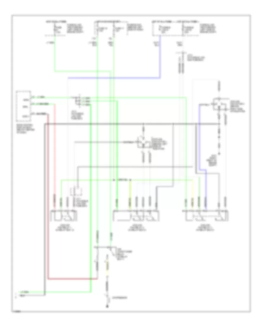Manual AC Wiring Diagram (2 of 2) for Nissan Maxima GLE 1999
