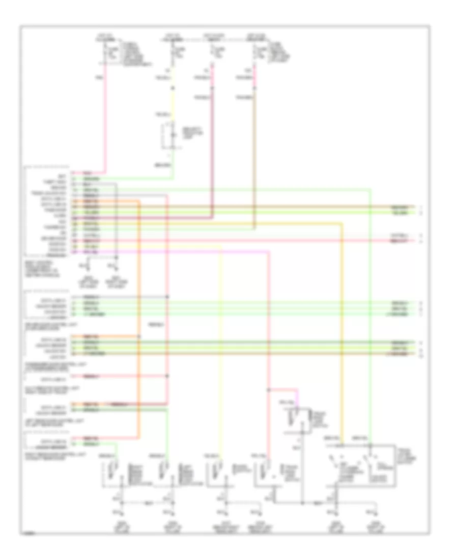 Anti theft Wiring Diagram 1 of 2 for Nissan Maxima GLE 1999