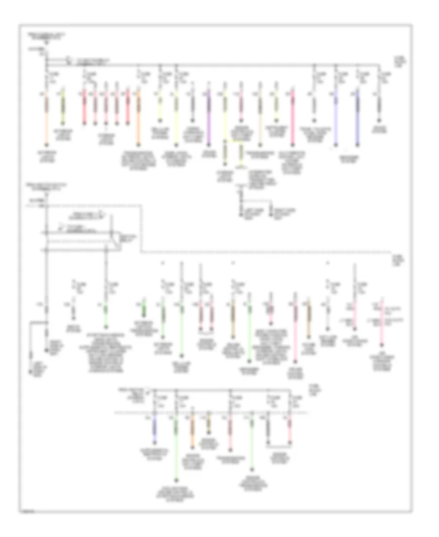 Power Distribution Wiring Diagram 2 of 2 for Nissan Maxima GLE 1999