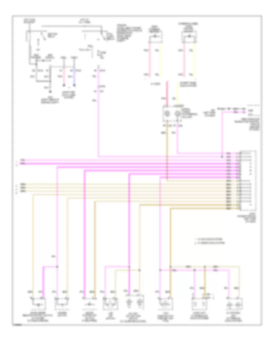 Instrument Illumination Wiring Diagram 2 of 2 for Nissan NVS 2012 1500