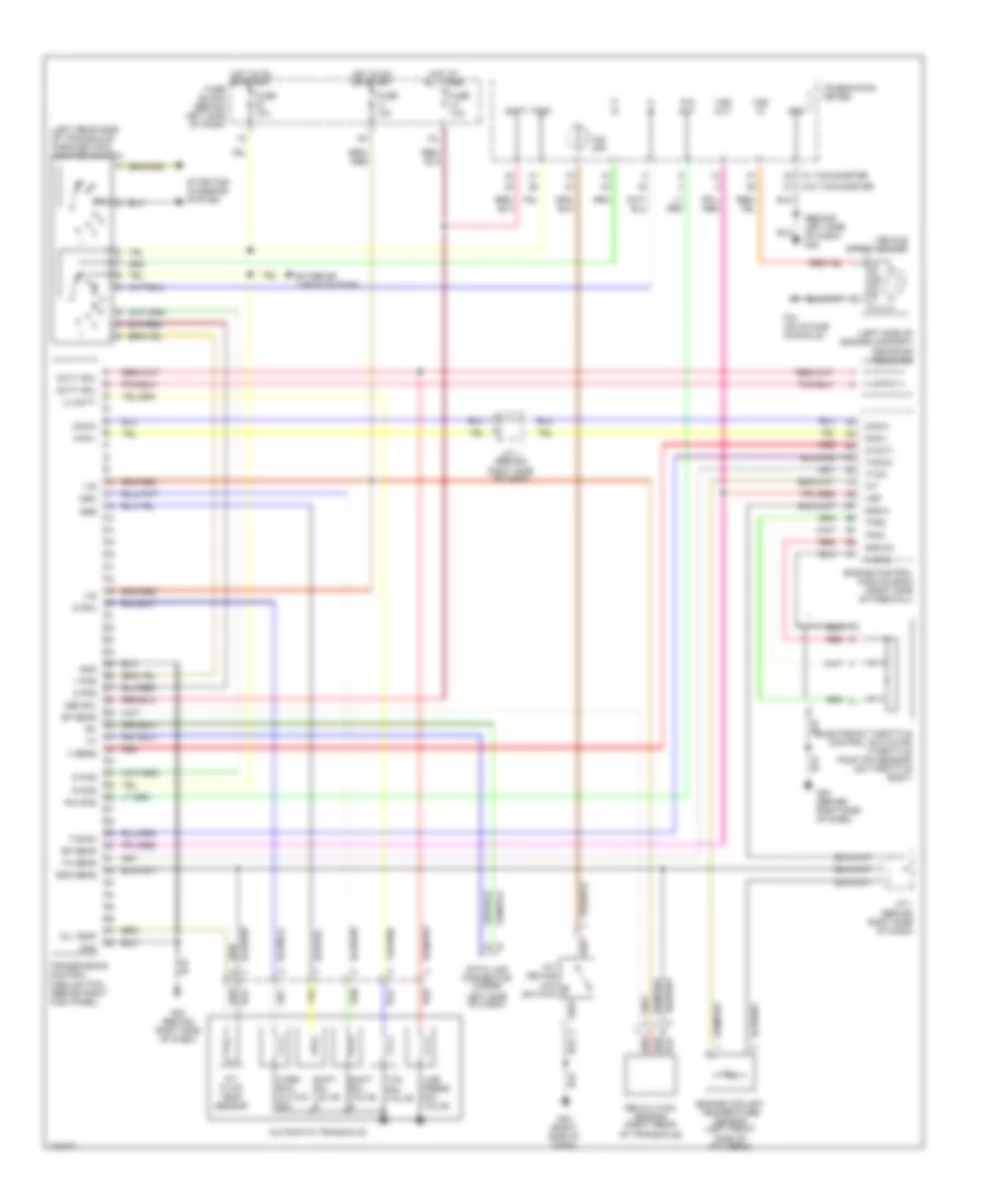 1 8L A T Wiring Diagram for Nissan Sentra Limited 2003