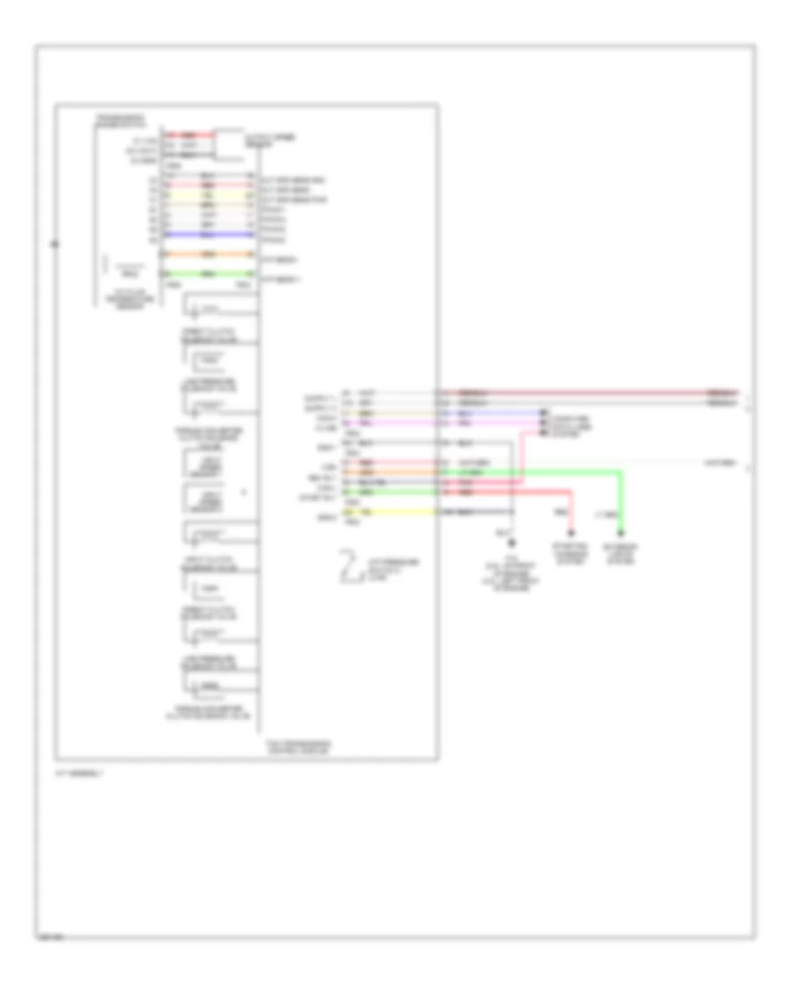 A T Wiring Diagram 1 of 2 for Nissan Frontier PRO 4X 2011