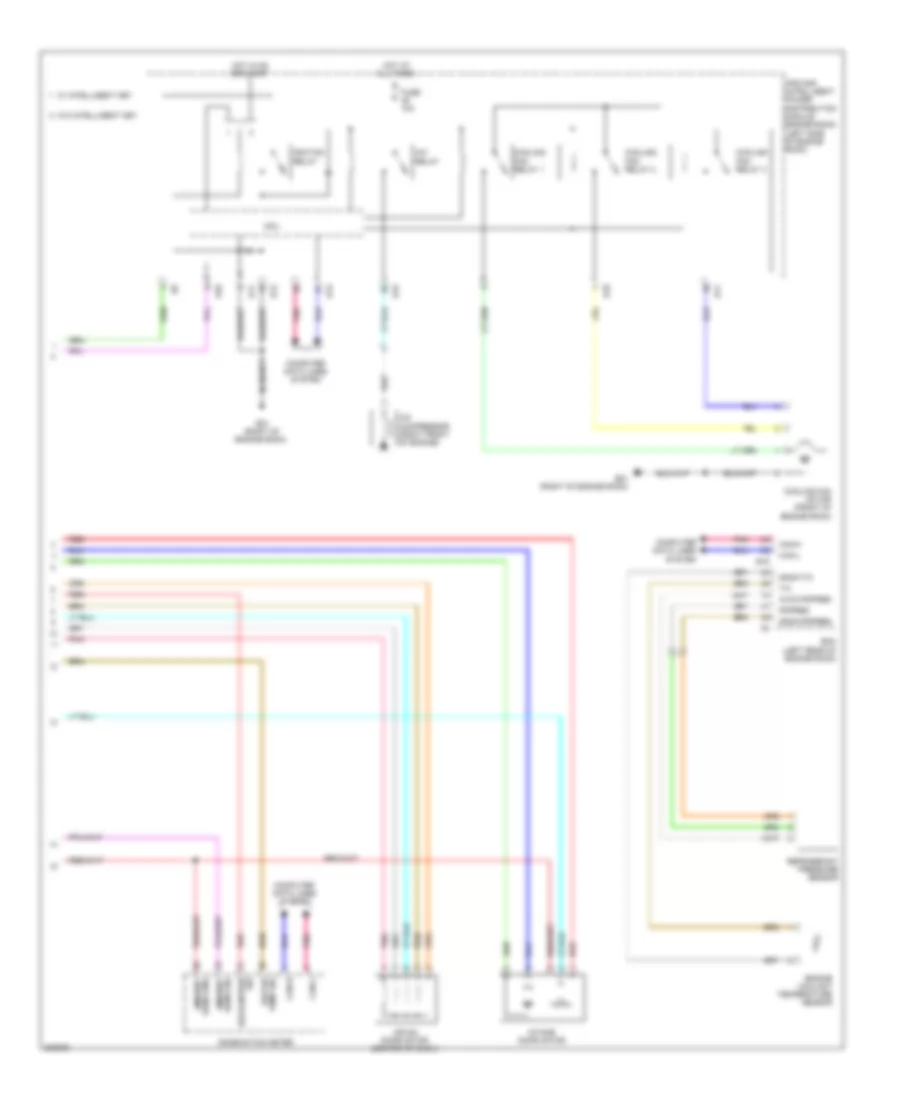 Automatic A C Wiring Diagram 2 of 2 for Nissan Cube 2009