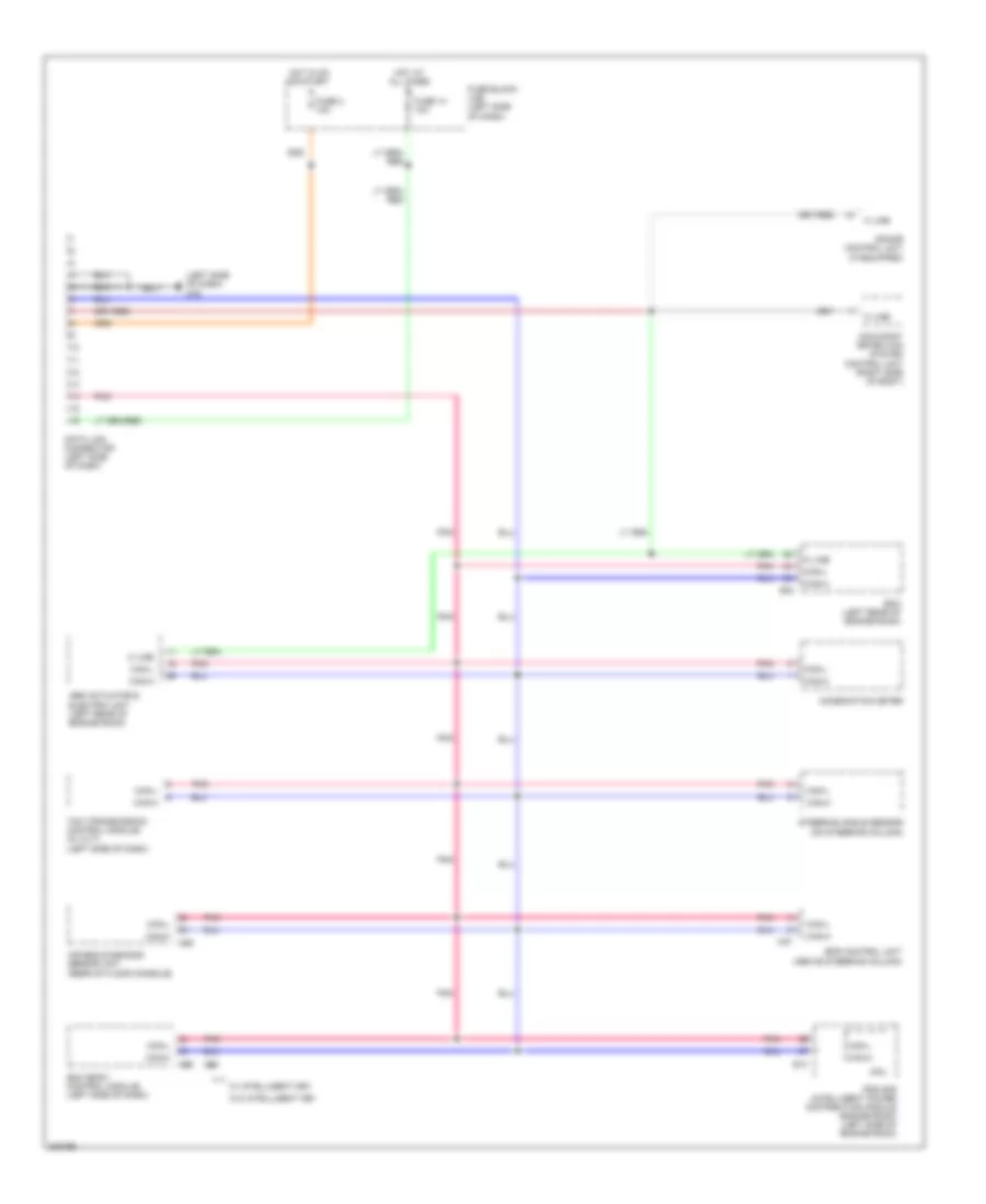 Computer Data Lines Wiring Diagram for Nissan Cube 2009