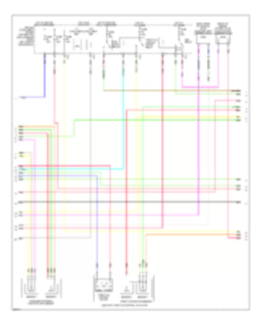 1.8L, Engine Performance Wiring Diagram (2 of 3) for Nissan Cube 2009