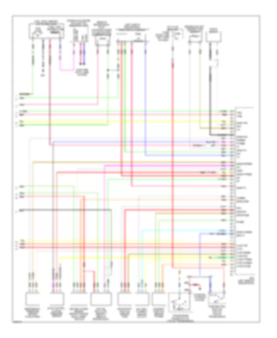1.8L, Engine Performance Wiring Diagram (3 of 3) for Nissan Cube 2009