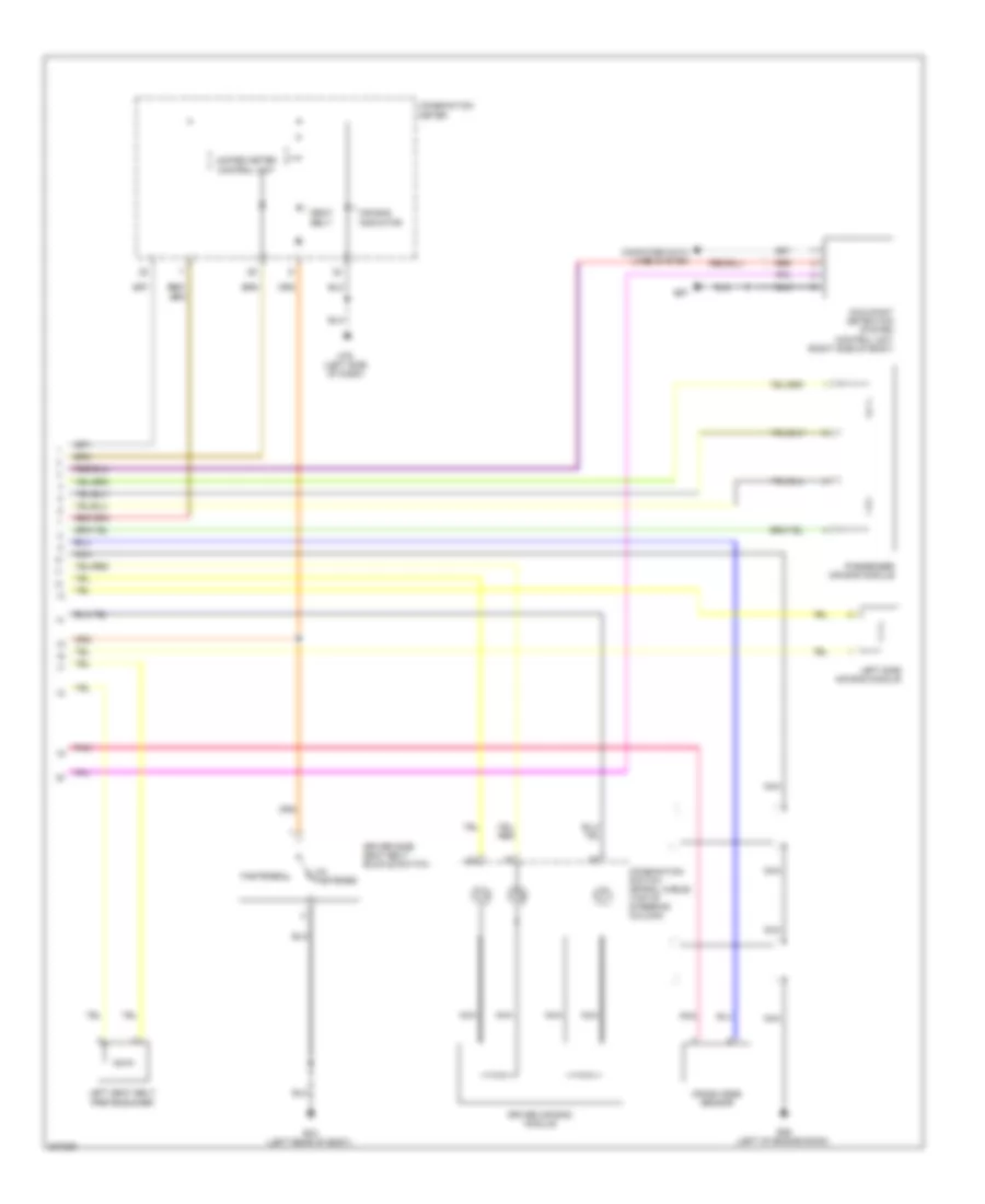 Supplemental Restraints Wiring Diagram (2 of 2) for Nissan Cube 2009