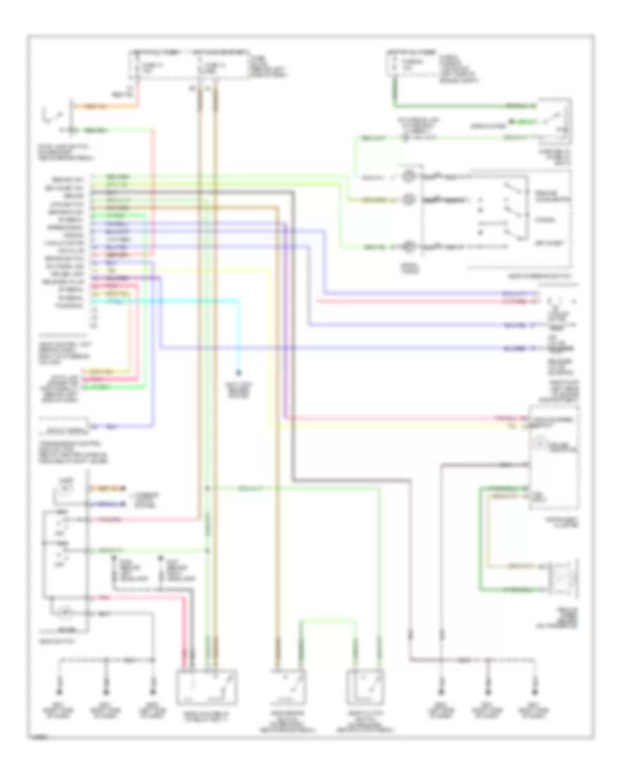 Cruise Control Wiring Diagram, MT for Nissan Maxima SE 1999