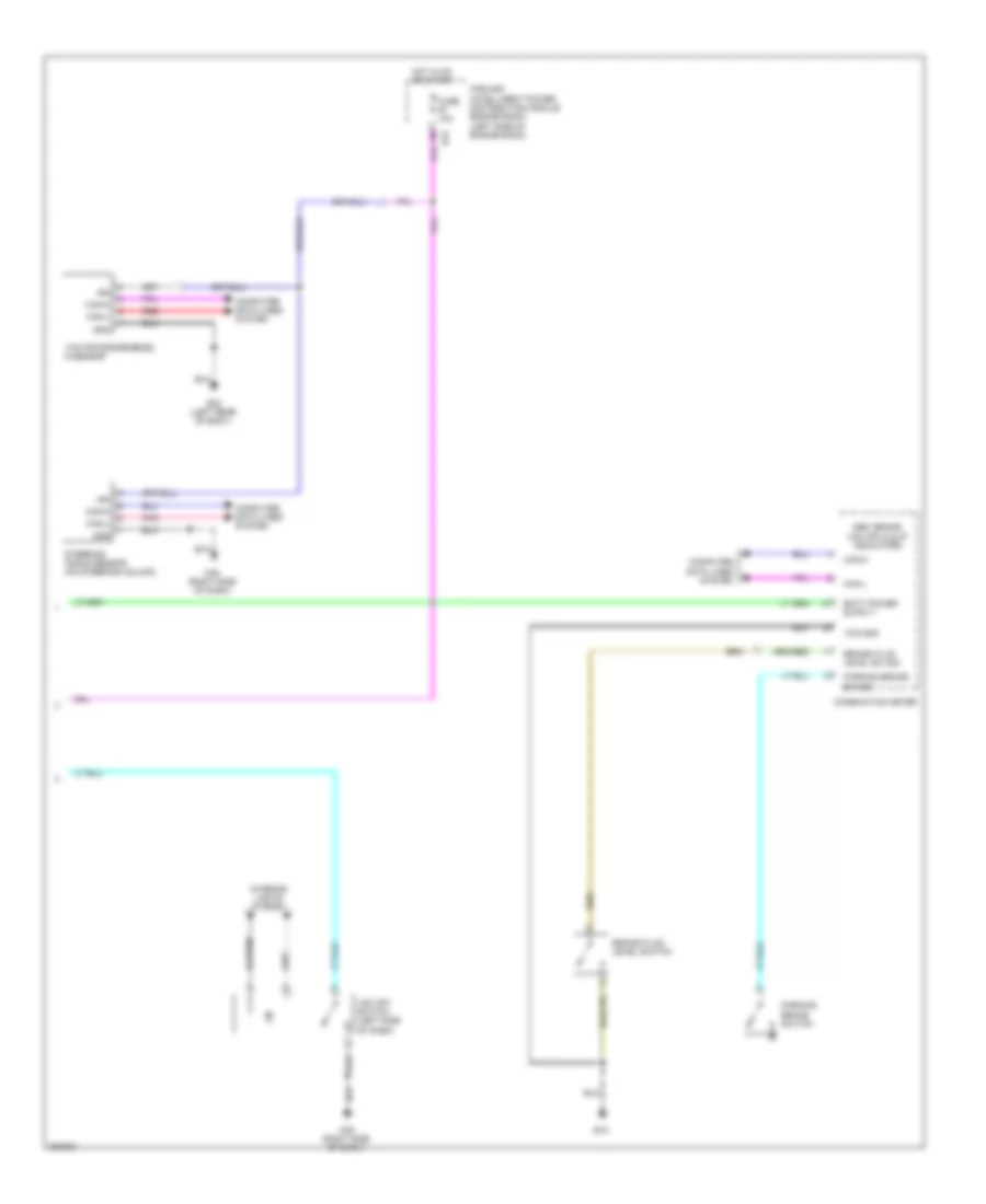 Anti-lock Brakes Wiring Diagram (2 of 2) for Nissan Cube S 2009