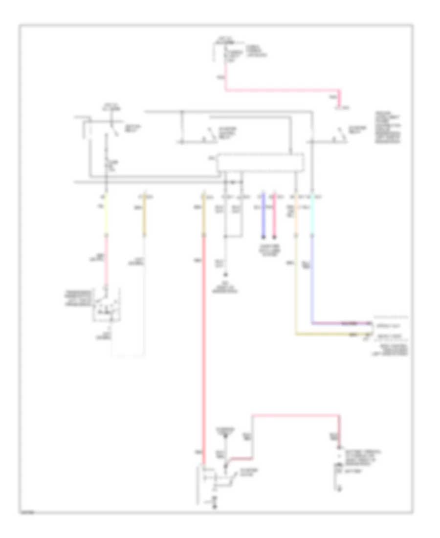Starting Wiring Diagram, with Intelligent Key for Nissan Cube S 2009