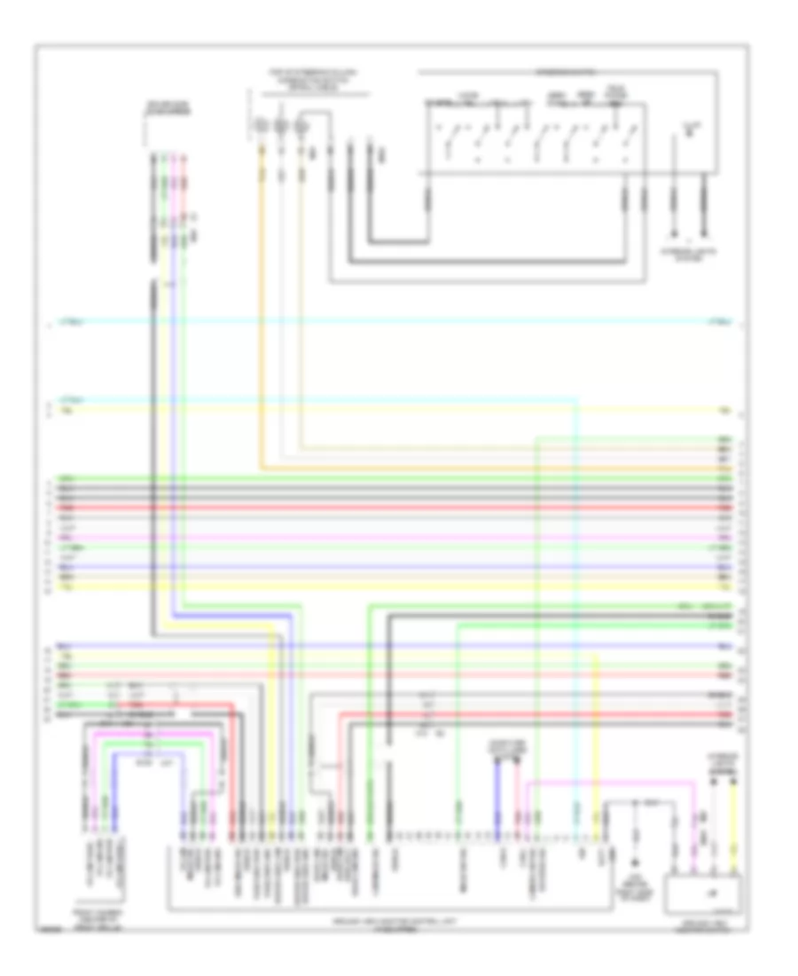 Radio Wiring Diagram, Bose (3 of 4) for Nissan Rogue SV 2013