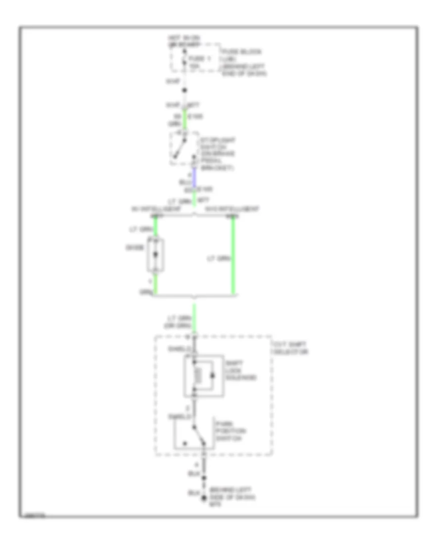 Shift Interlock Wiring Diagram for Nissan Rogue SV 2013