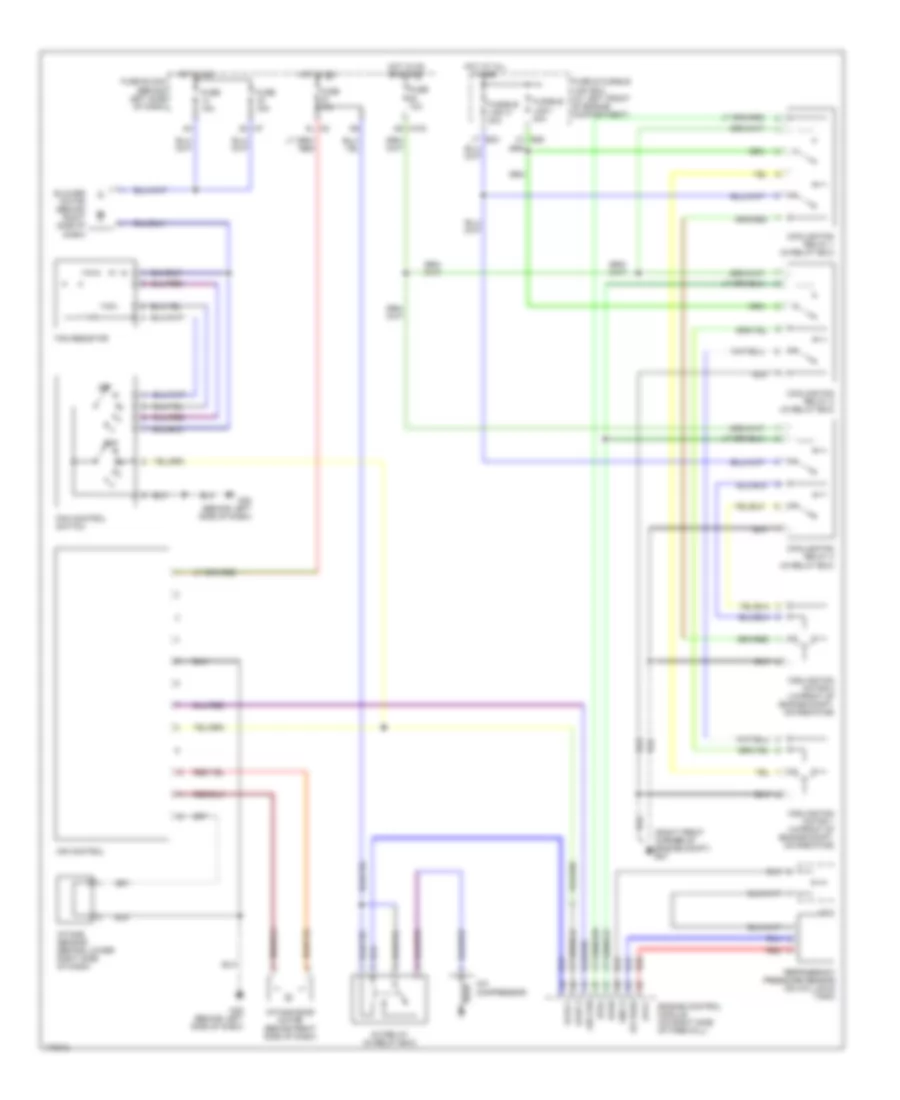 2.5L, Manual AC Wiring Diagram for Nissan Sentra XE 2003