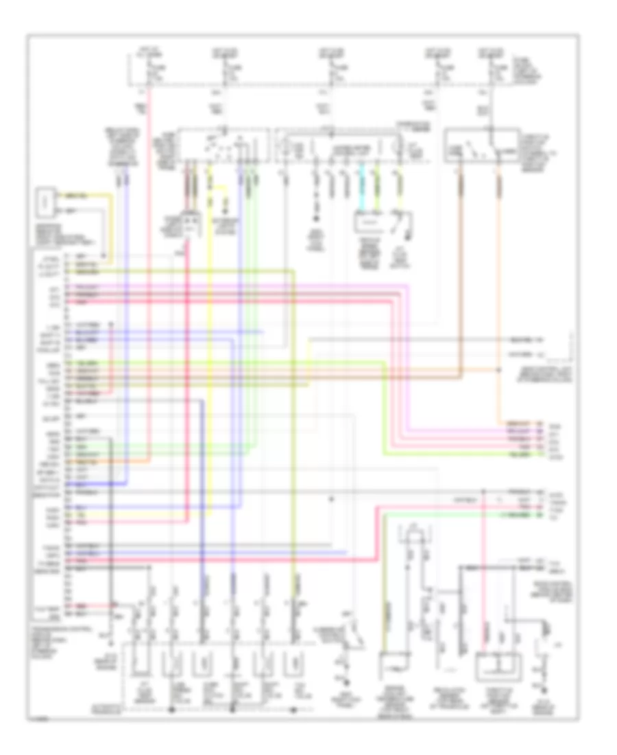 A T Wiring Diagram Late Production for Nissan Pathfinder SE 1999