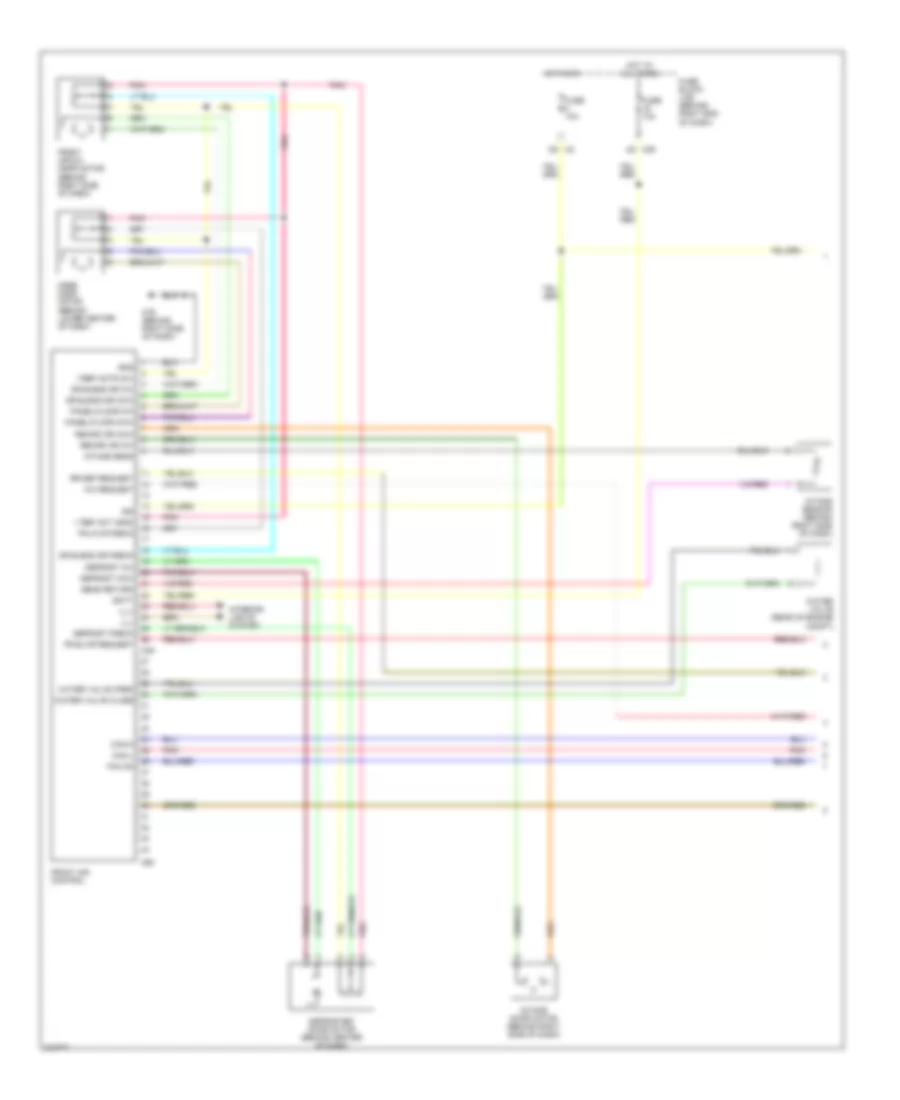 Manual AC Wiring Diagram (1 of 3) for Nissan Titan LE 2006