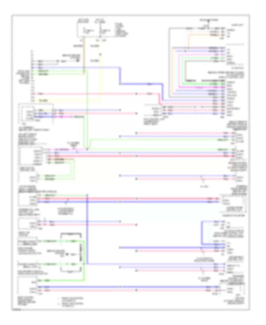 Computer Data Lines Wiring Diagram for Nissan Titan LE 2006
